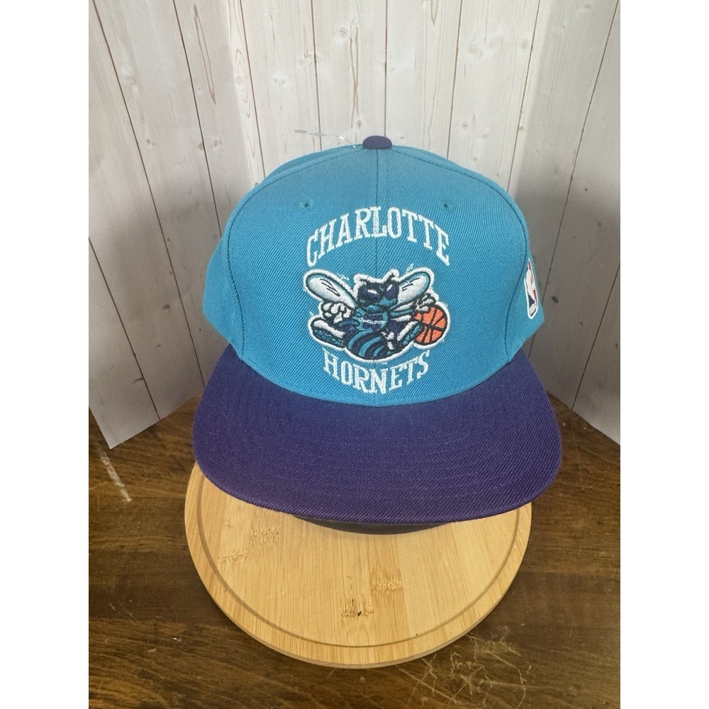 Charlotte Hornets Teal and Purple Snapback Hat